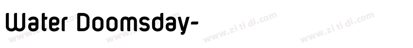 Water Doomsday字体转换